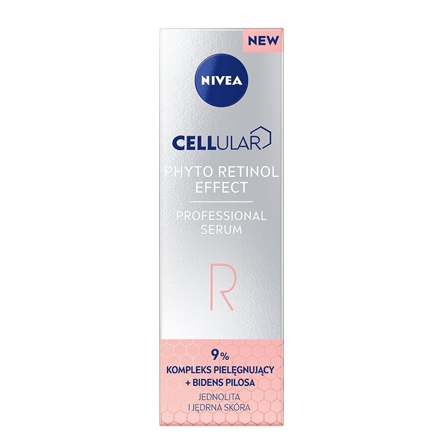 Ryppyjä ehkäisevä seerumi Nivea Cellular Phyto Retinol Effect Professional, 30ml hinta ja tiedot | Kasvoöljyt ja seerumit | hobbyhall.fi