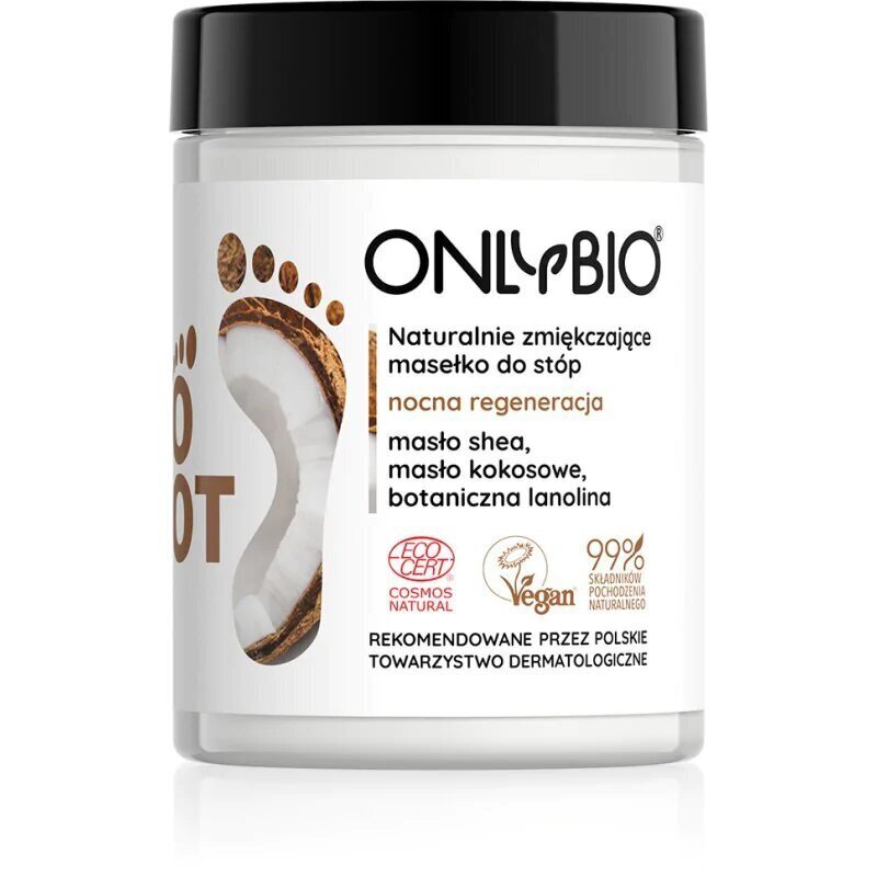 Pehmittävä jalkavoi Onlybio Foot, 90ml hinta ja tiedot | Vartalovoiteet ja -emulsiot | hobbyhall.fi