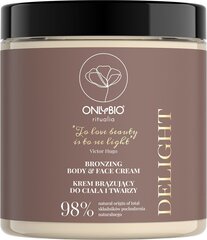 Body & Face Bronzing Cream Onlybio Ritualia Delight Bronzing vartalo- ja kasvovoide, 250ml hinta ja tiedot | Vartalovoiteet ja -emulsiot | hobbyhall.fi