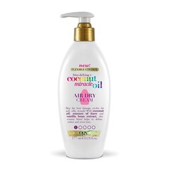 Hiusten kuivausvoide, vähentää pörröisyyttä Organix Coconut Oil Miracle Oil Air Dry, 177ml hinta ja tiedot | Organix Hajuvedet ja kosmetiikka | hobbyhall.fi