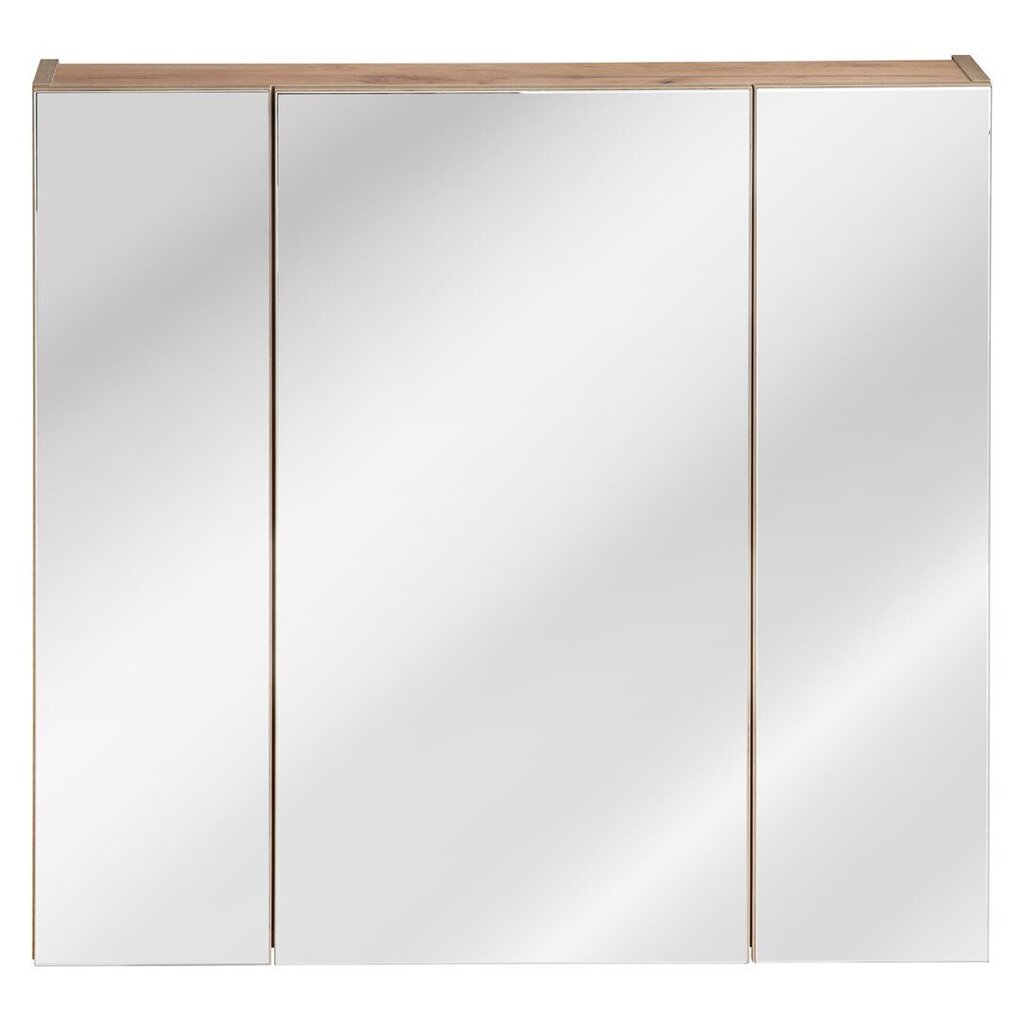 Kylpyhuonekaappi Hakano Barios, 80x75 cm, ruskea hinta ja tiedot | Kylpyhuonekaapit | hobbyhall.fi