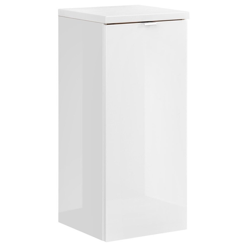 Kylpyhuonekaappi Hakano Barios, 35x80 cm, valkoinen/ruskea hinta ja tiedot | Kylpyhuonekaapit | hobbyhall.fi