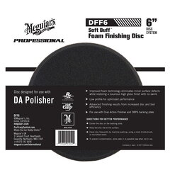 Meguiar DFF6 PRO 6'' Soft Buff DA hiomatyyny, 150 mm hinta ja tiedot | Lisätarvikkeet autoiluun | hobbyhall.fi