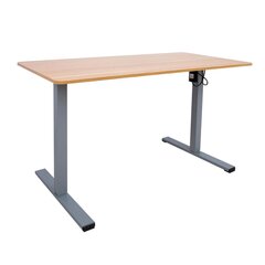 Työpöytä ERGO OPTIMAL moottorilla 140x70cm, Hickory hinta ja tiedot | Tietokonepöydät ja työpöydät | hobbyhall.fi