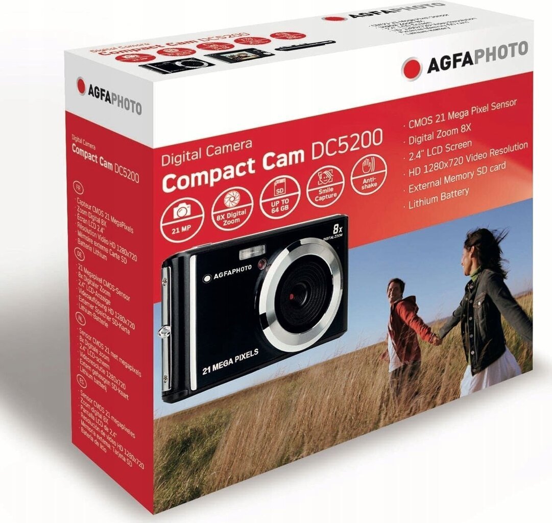 AgfaPhoto Realishot DC5200 hinta ja tiedot | Kamerat | hobbyhall.fi