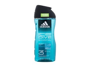 Adidas Ice Dive, Suihkugeeli miehille 250 ml hinta ja tiedot | Adidas Vartalonhoito | hobbyhall.fi