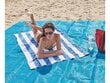 Rantamatto "No Sand", 150x200 cm, sininen hinta ja tiedot | Retkeilyalustat, piknikhuovat | hobbyhall.fi