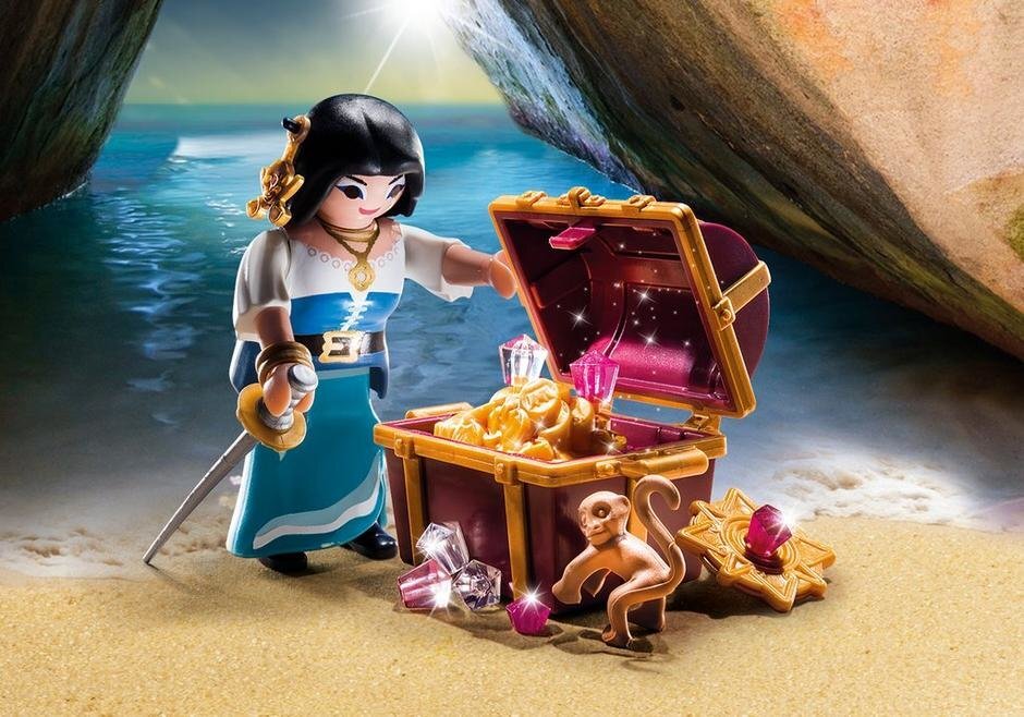 Playmobil merirosvotyttö aarteella 9087 hinta ja tiedot | LEGOT ja rakennuslelut | hobbyhall.fi