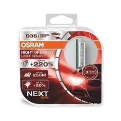 D3S Xenarc Night Breaker Laser +220% 2kpl hinta ja tiedot | Osram Autotuotteet | hobbyhall.fi