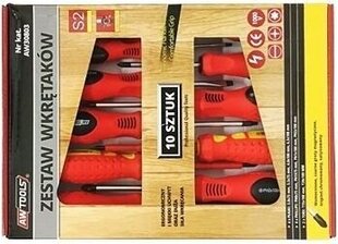 Ruuvimeisselisarja AWTOOLS S2 10 kpl AW36822 hinta ja tiedot | Käsityökalut | hobbyhall.fi