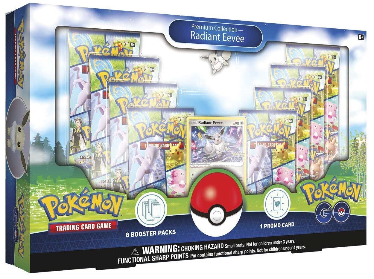 Pokemon TCG GO Premium Collection Radiant Eevee hinta ja tiedot | Pelien oheistuotteet | hobbyhall.fi