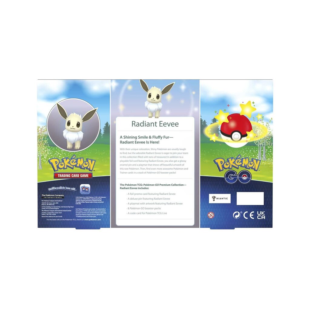 Pokemon TCG GO Premium Collection Radiant Eevee hinta ja tiedot | Pelien oheistuotteet | hobbyhall.fi