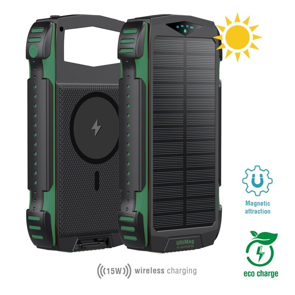 4smart Solar PowerBank 20000mAh hinta ja tiedot | Varavirtalähteet | hobbyhall.fi