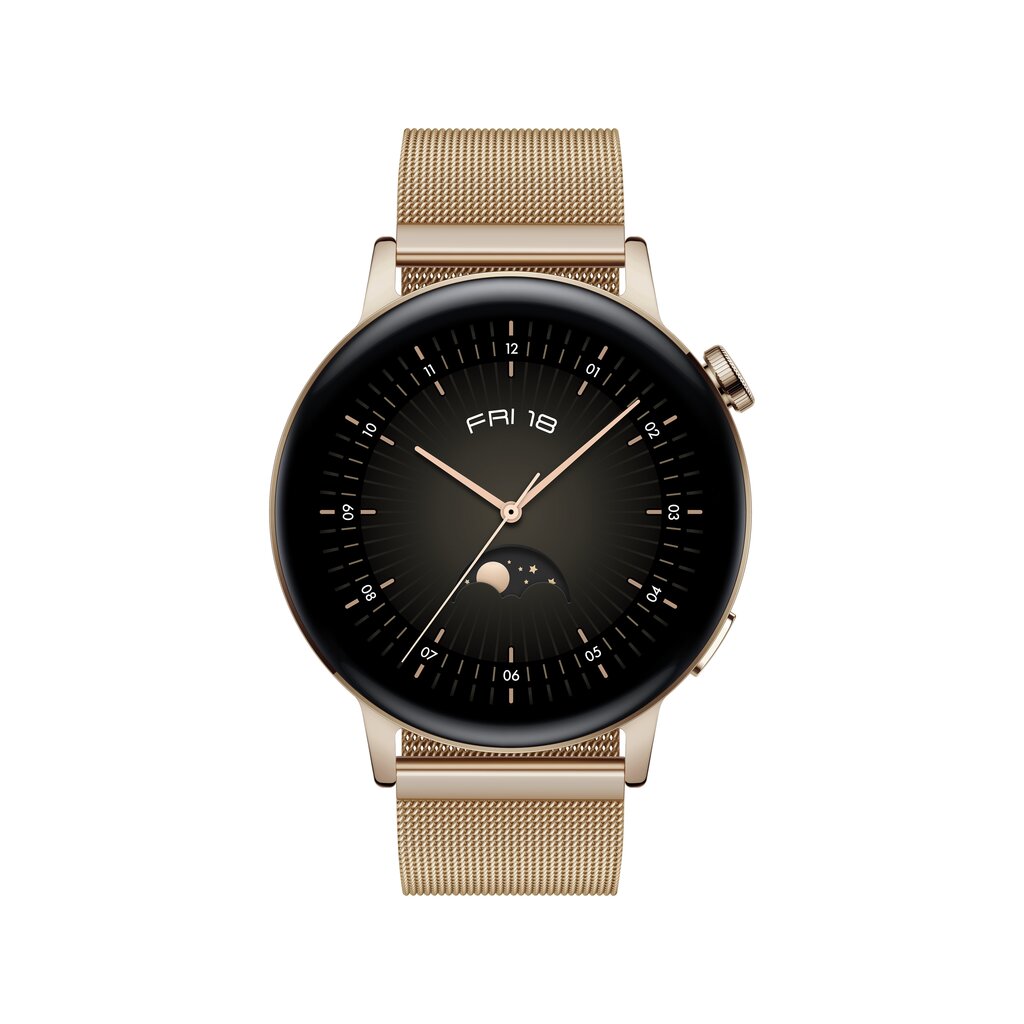 Huawei Watch GT 3 42mm, Golden Metal 55027151 hinta ja tiedot | Älykellot | hobbyhall.fi