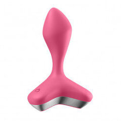 Game Changer Satisfyer Vibrating Butt Plug, vaaleanpunainen hinta ja tiedot | Anaalilelut | hobbyhall.fi