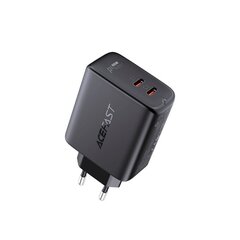 Acefast laturi 2x USB Type C 40W, PPS, PD, QC 3.0, AFC, FCP musta (A9 musta) hinta ja tiedot | Acefast Puhelimet, älylaitteet ja kamerat | hobbyhall.fi