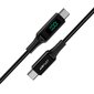 Acefast cable USB Type C - USB Type C 2m, 100W (20V / 5A) black (C6-03 Black) hinta ja tiedot | Puhelinkaapelit | hobbyhall.fi