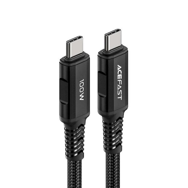 Acefast kaapeli USB Type C - USB Type C 2m, 100W (20V / 5A) musta (C4-03 Musta)