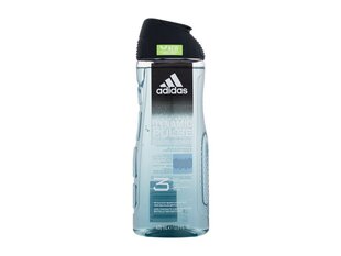 Adidas Pure Game 3in1, miesten suihkugeeli 400 ml hinta ja tiedot | Adidas Vartalonhoito | hobbyhall.fi