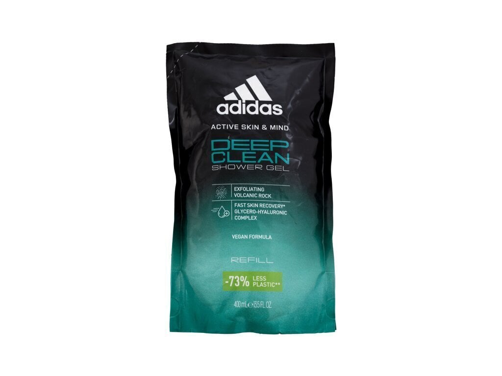 Adidas Deep Clean, miesten suihkugeeli 400 ml hinta ja tiedot | Suihkusaippuat ja suihkugeelit | hobbyhall.fi