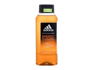 Adidas Energy Kick, miesten suihkugeeli 250 ml hinta ja tiedot | Suihkusaippuat ja suihkugeelit | hobbyhall.fi