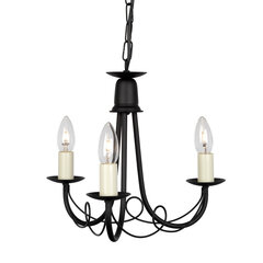 Riippuvalaisin Elstead Lighting Minster MN3-BLACK hinta ja tiedot | Riippuvalaisimet | hobbyhall.fi