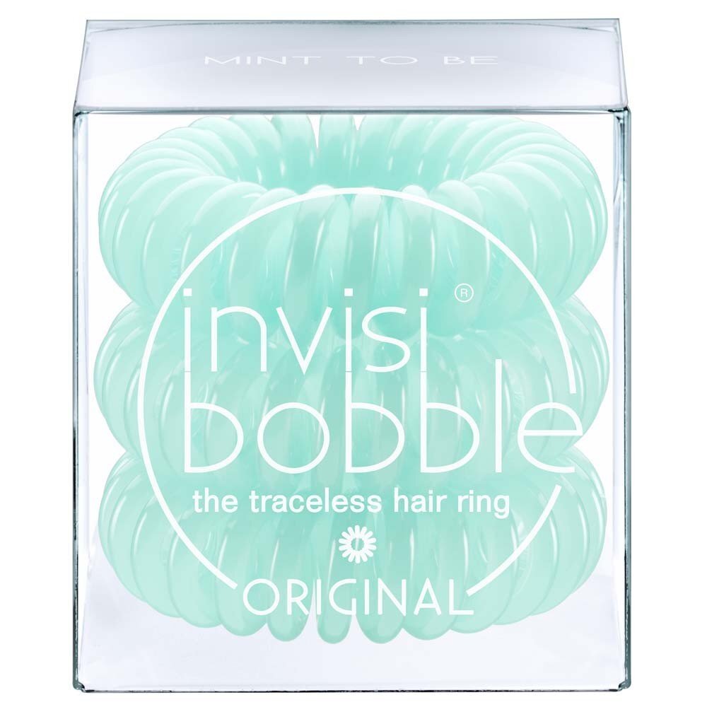 Hiuselastinen Invisibobble, 3 kpl, vaaleansininen hinta ja tiedot | Hiustarvikkeet | hobbyhall.fi