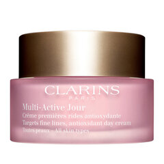 Päivävoide kaikille ihotyypeille Clarins Multi Active Jour 50 ml hinta ja tiedot | Kasvovoiteet | hobbyhall.fi