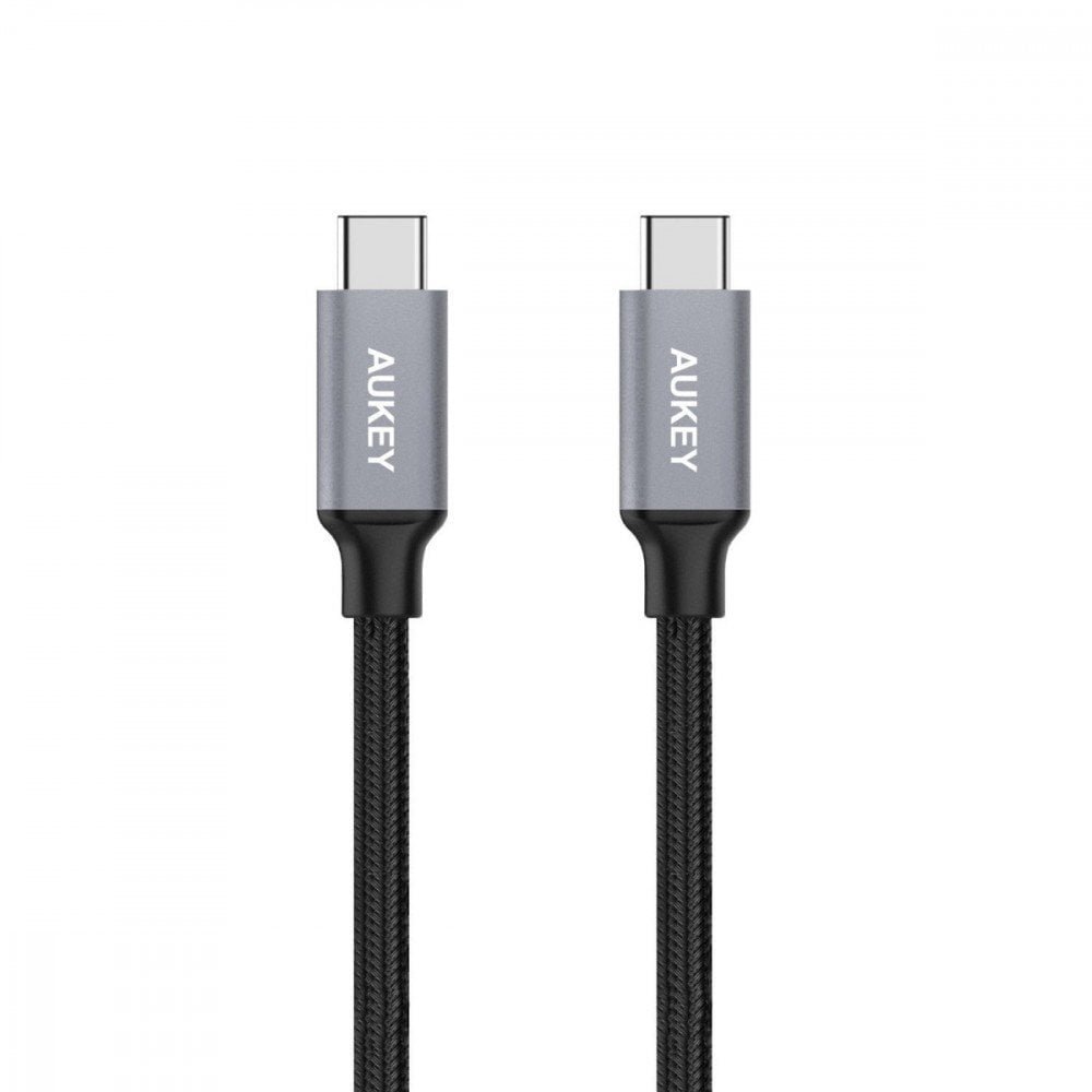 Aukey USB-C/USB-C CB-CD5 hinta ja tiedot | Puhelinkaapelit | hobbyhall.fi