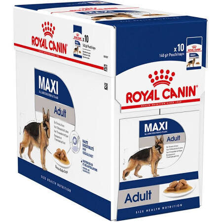 Royal Canin Maxi Adult 140 g x 10 kpl. hinta ja tiedot | Koiran märkäruoka | hobbyhall.fi