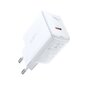 Acefast fast charger USB Type C 20W Power Delivery white (A1 EU white) hinta ja tiedot | Puhelimen laturit | hobbyhall.fi