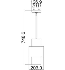 Riippuvalaisin Elstead Lighting Kenney FE-KENNEY-MP hinta ja tiedot | Riippuvalaisimet | hobbyhall.fi