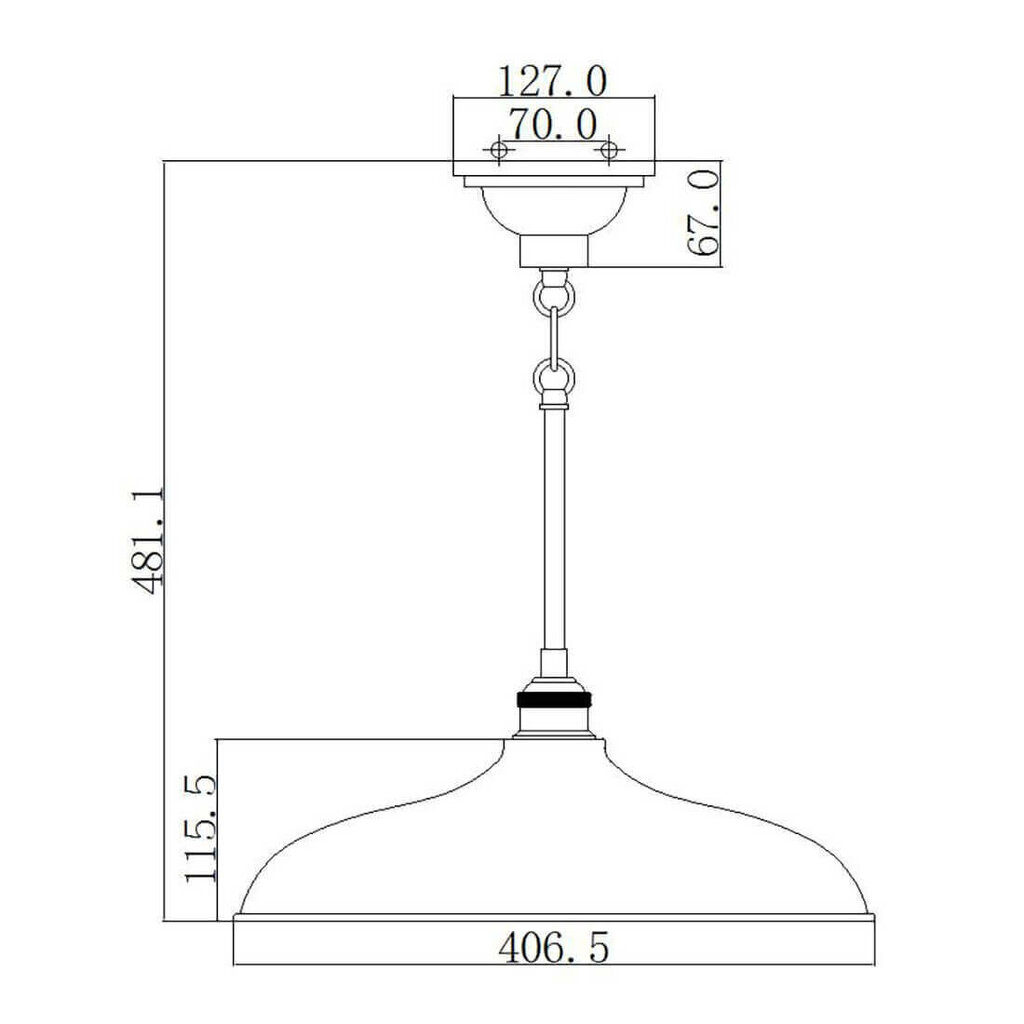 Riippuvalaisin Elstead Lighting Cobson KL-COBSON-P-PN hinta ja tiedot | Riippuvalaisimet | hobbyhall.fi