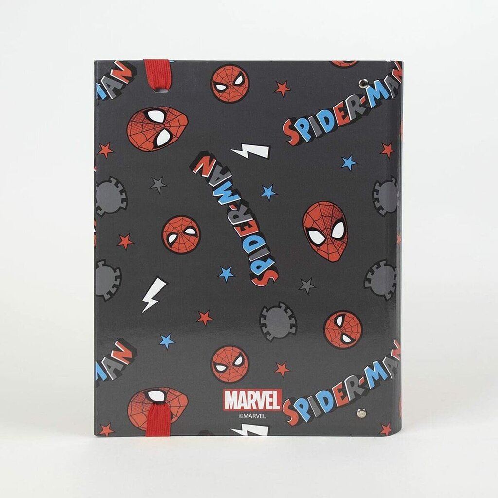 Rengaskansio Spiderman A4 Musta hinta ja tiedot | Toimistotarvikkeet | hobbyhall.fi