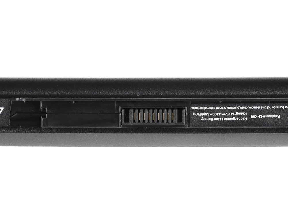 Green Cell Laptop Battery for Asus K56 K56C K56CA K56CB K56CM K56CM K56V S56 S405 hinta ja tiedot | Kannettavien tietokoneiden akut | hobbyhall.fi