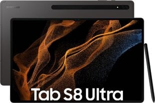 Samsung Galaxy Tab S8 Ultra WiFi 16/512GB SM-X900NZAFEUB Graphite hinta ja tiedot | Tabletit | hobbyhall.fi