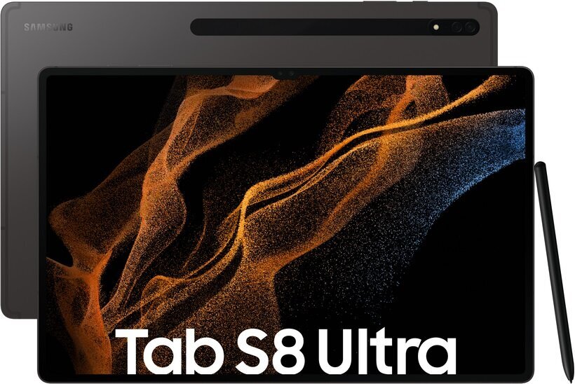 Samsung Galaxy Tab S8 Ultra WiFi 12/256GB SM-X900NZAEEUB Graphite hinta ja tiedot | Tabletit | hobbyhall.fi