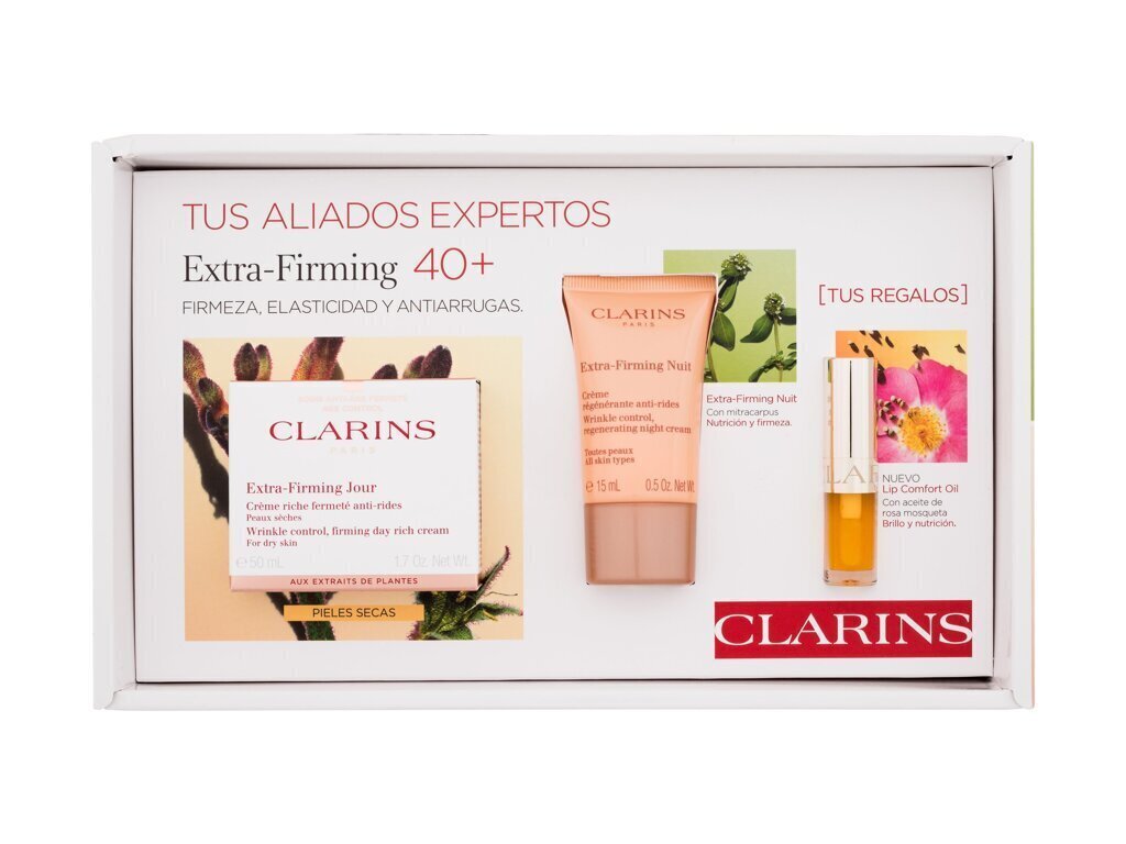 Clarins hoitosetti kasvoille ja huulille hinta ja tiedot | Kasvovoiteet | hobbyhall.fi