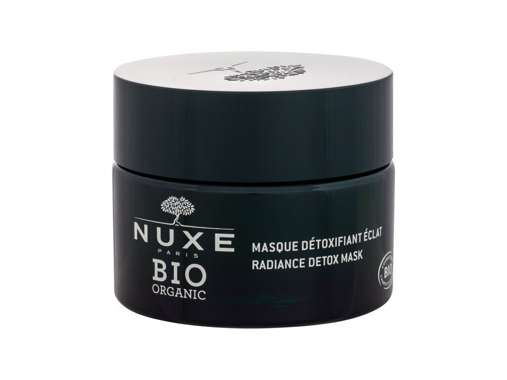 Detoxifying Kasvonaamio Nuxe Bio Organic Radiance Detox Mask, 50 ml hinta ja tiedot | Kasvonaamiot ja silmänalusaamiot | hobbyhall.fi