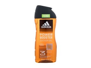 Suihkugeeli Adidas Power Booster Shower Gel 3in1, 250 ml hinta ja tiedot | Suihkusaippuat ja suihkugeelit | hobbyhall.fi