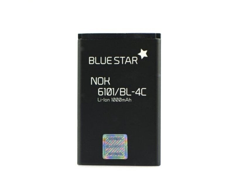 BlueStar akku Nokia X2 6300 Li-Ion 1000 mAh, Analoginen BL-4C hinta ja tiedot | Puhelimen akut | hobbyhall.fi