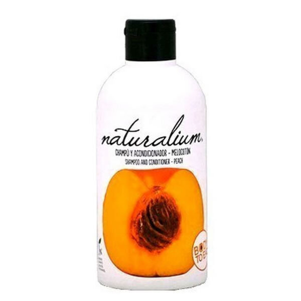 Kaksi yhdessä shampoo ja hoitoaine Peach Naturalium, 400 ml hinta ja tiedot | Shampoot | hobbyhall.fi