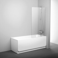 Kylpyammeseinä PVS1-80 satiini + läpinäkyvä hinta ja tiedot | Kylpyhuonetarvikkeet | hobbyhall.fi