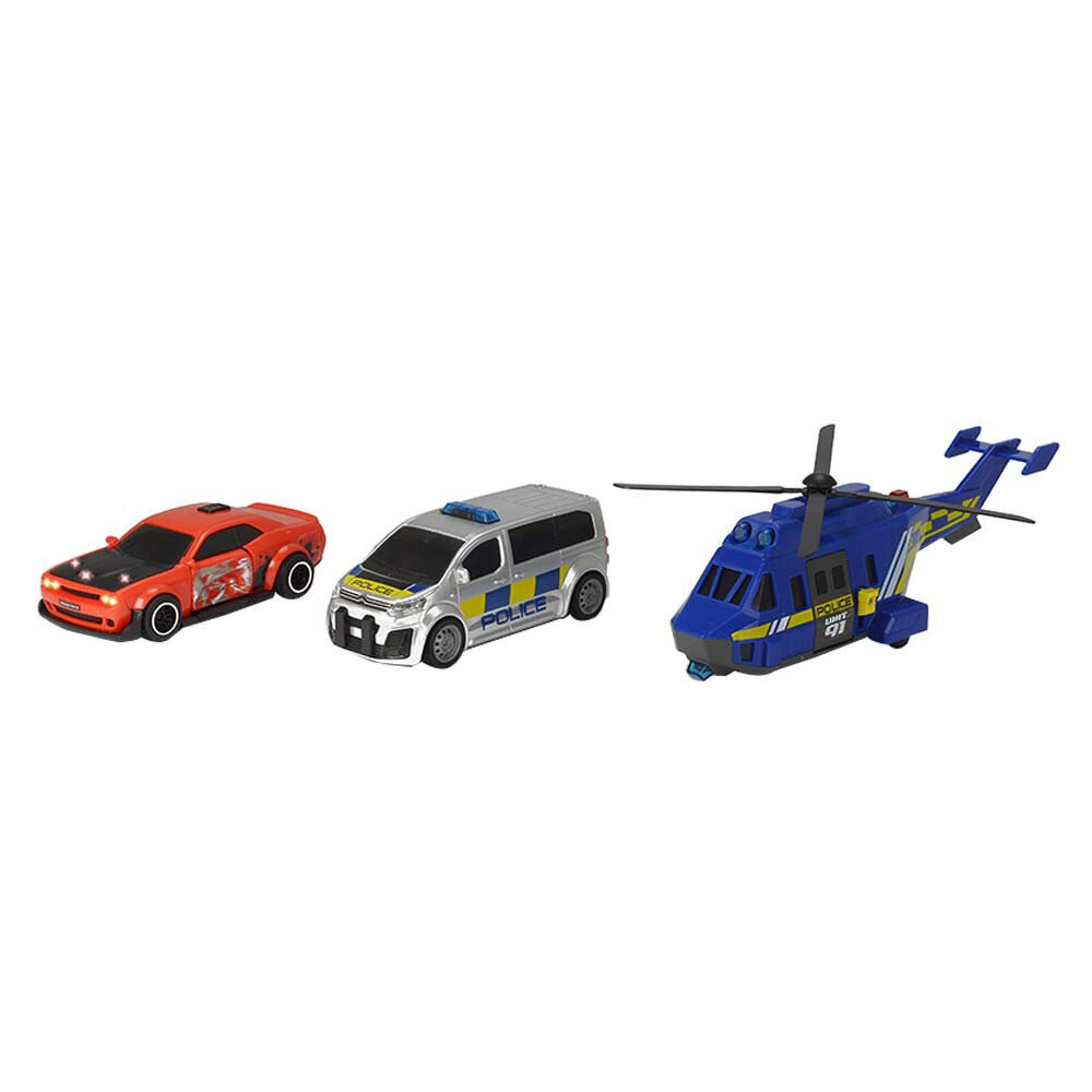 Autosarja Simba Dickie Toys "International Police Chase", 203715011038 hinta ja tiedot | Poikien lelut | hobbyhall.fi