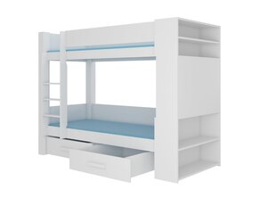 Sänky ADRK Furniture Garet 90x200cm, valkoinen hinta ja tiedot | Lastensängyt | hobbyhall.fi