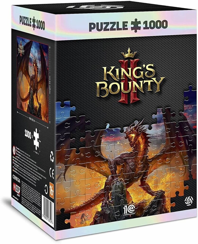 Kings Bounty II: Dragon palapeli, 1000 hinta ja tiedot | Palapelit | hobbyhall.fi