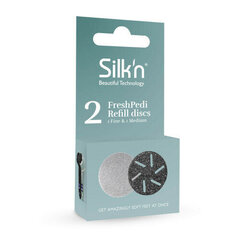 Silk'n FreshPed Soft & Medium jalkaviilan puhdistuslevyt 2 kpl hinta ja tiedot | Kauneudenhoitotarvikkeet | hobbyhall.fi