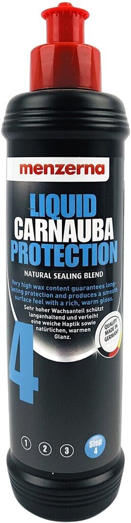 Menzerna Liquid Carnauba Protection Carnauba-suoja 250mloja 250ml hinta ja tiedot | Autokemikaalit | hobbyhall.fi