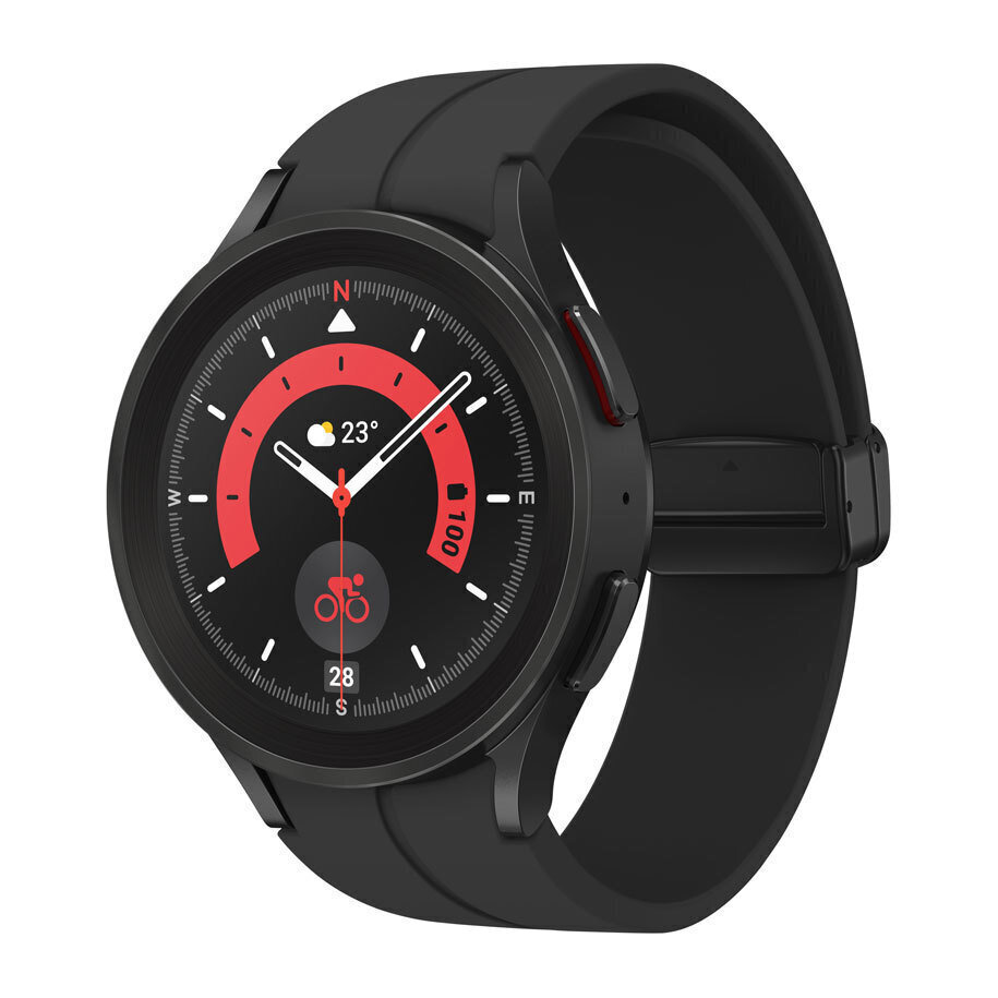Samsung Galaxy Watch 5 Pro (LTE,45 mm), Black Titanium SM-R925FZKAEUB hinta ja tiedot | Älykellot | hobbyhall.fi