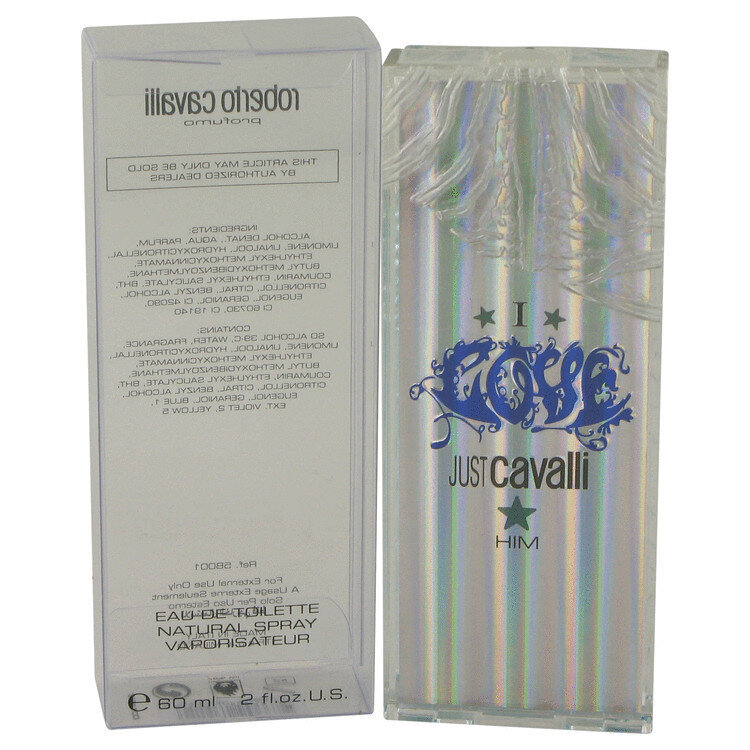 Hajuvesi Roberto Cavalli Just Cavalli I Love Him EDT miehille 60 ml hinta ja tiedot | Miesten hajuvedet | hobbyhall.fi